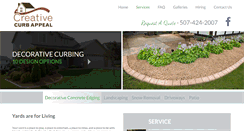Desktop Screenshot of creativecurbappeal.com